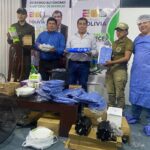 Alcalde de Bermejo refuerza al Comando de Frontera con nueva dotación de equipos