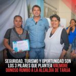 Seguridad, turismo y oportunidad son los tres pilares que plantea Valmoré Donoso rumbo a la Alcaldía de Tarija