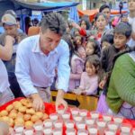 Tradición y alegría en la trenzada y chocolatada del Mercado Campesino