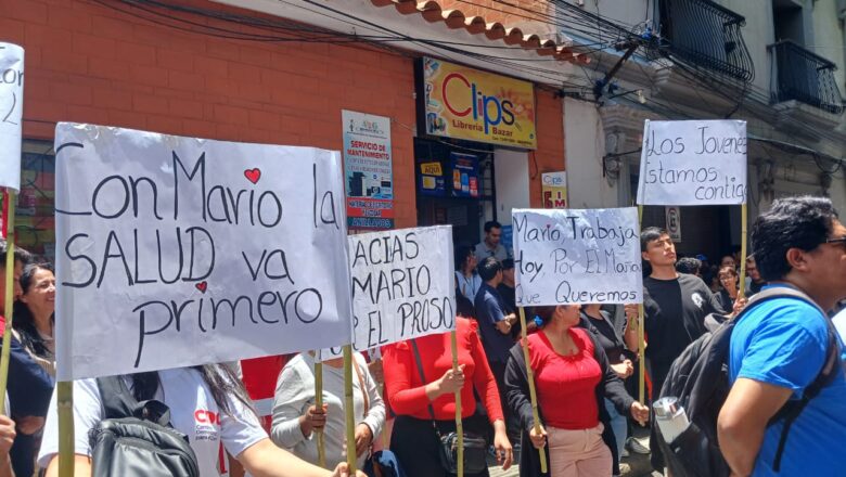 Vigilia ciudadana en Tarija por la habilitación de Mario Cossío