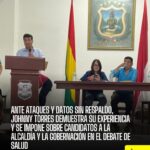 Johnny Torres Terzo demuestra su liderazgo y experiencia con visión para la salud de Tarija