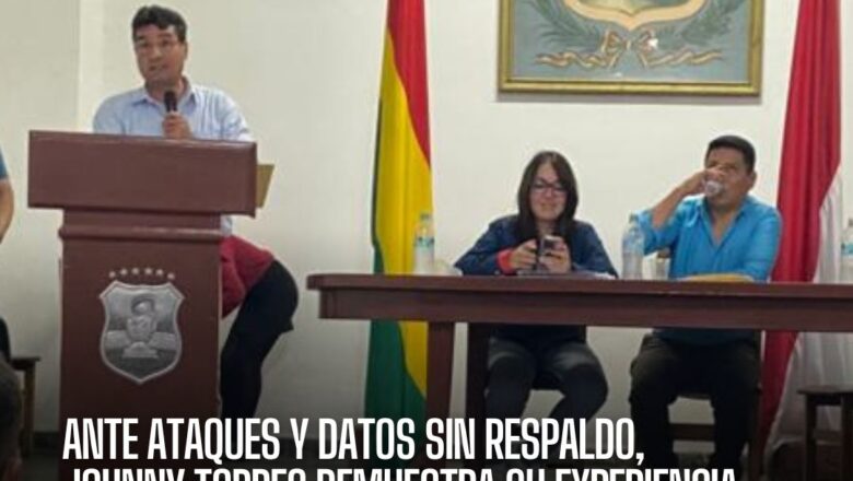 Johnny Torres Terzo demuestra su liderazgo y experiencia con visión para la salud de Tarija