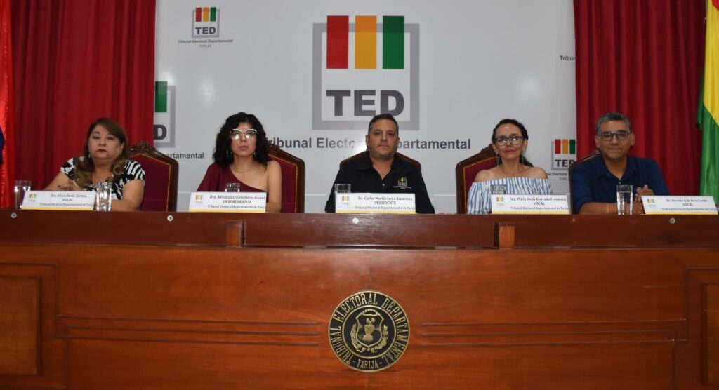TED Tarija sorteó a más de 10 mil juradas y jurados para las elecciones 2026