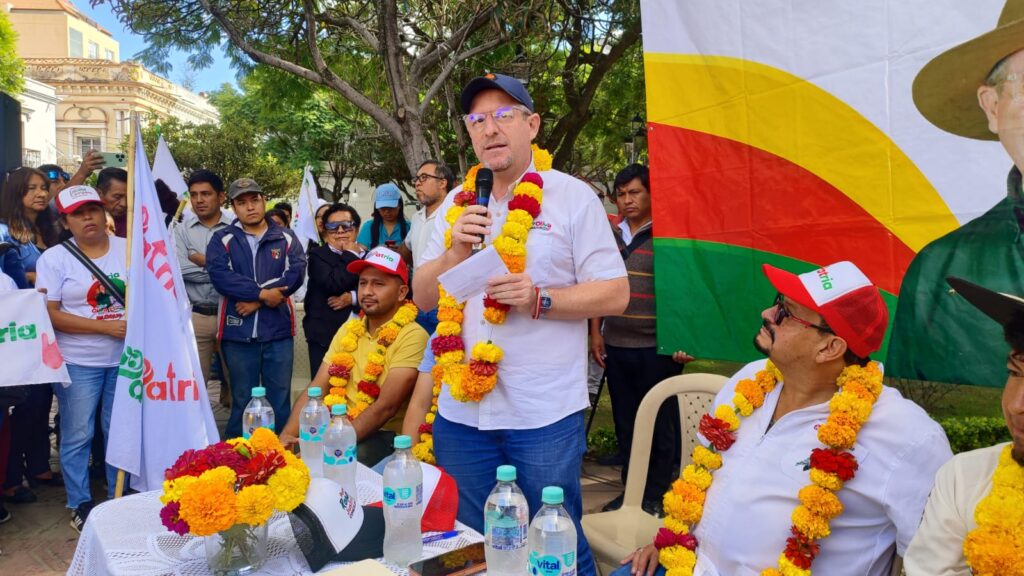 Oliva pide unidad y promete cambios para Tarija