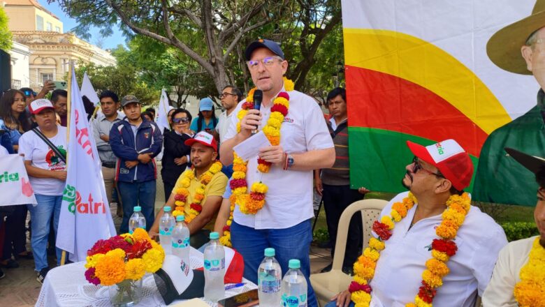 Oliva pide unidad y promete cambios para Tarija