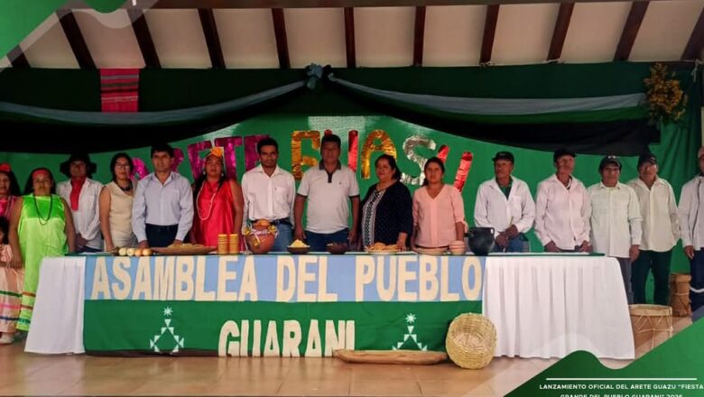 Carapari: Realizan el lanzamiento del Arete Guazu 2026, la fiesta grande del pueblo Guaraní