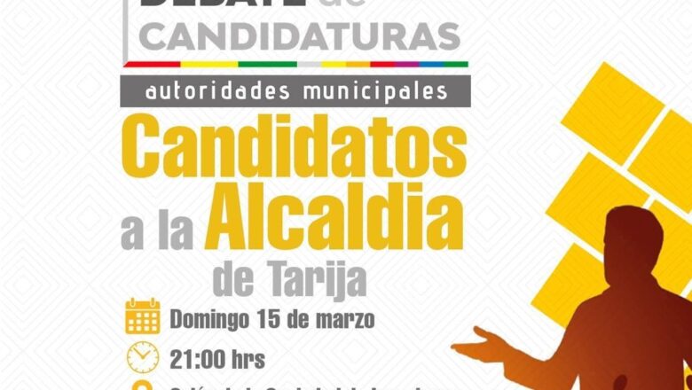 Debate de candidatos a la alcaldía de Tarija