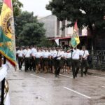 Desfile cívico,.militar y policial en conmemoración d ellos 147 años de la defensa en Calama