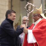 Presidente Paz participa de la Misa de Domingo de Ramos y llama a la fe y esperanza