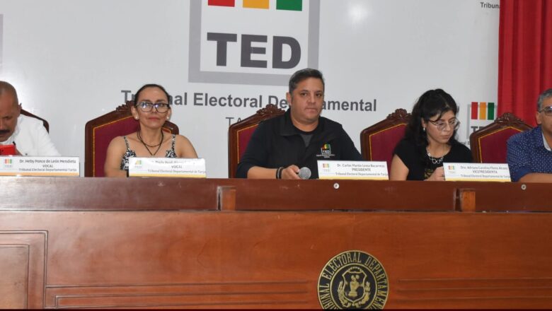 10.596 ciudadanos tarijeños asumirán el rol de juradas y jurados electorales en abril