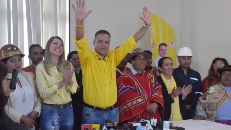 TSE confirma que no habrá segunda vuelta en La Paz y Revilla será proclamado gobernador