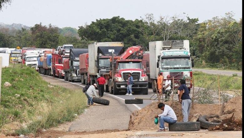 Paro nacional de transportistas desde el 5 de mayo