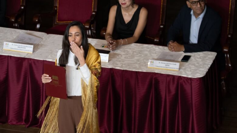 María René Soruco y Gonzalo Ávila recibieron credenciales como gobernadora y vicegobernador de Tarija