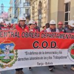 COD Tarija convoca a la Gran Marcha por la Dignidad y Soberanía del Trabajador