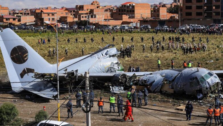 Fiscalía imputa a dos pilotos por el siniestro del avión Hércules en El Alto