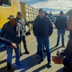Transportistas piden acompañamiento al ministro Zamora en plena ruta bloqueada