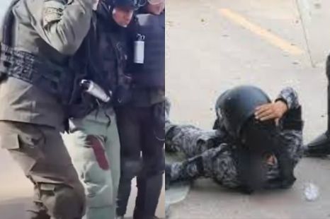 Dos policías h3ridos y seis arrestos en operativo de desbloqueo en San Julián