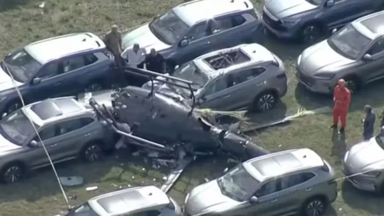 Dos helicópteros chocaron entre sí y se estrellaron en Río de Janeiro: murieron los seis ocupantes