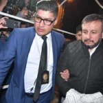Medinaceli queda aprehendido y es trasladado a celdas de la Felcc