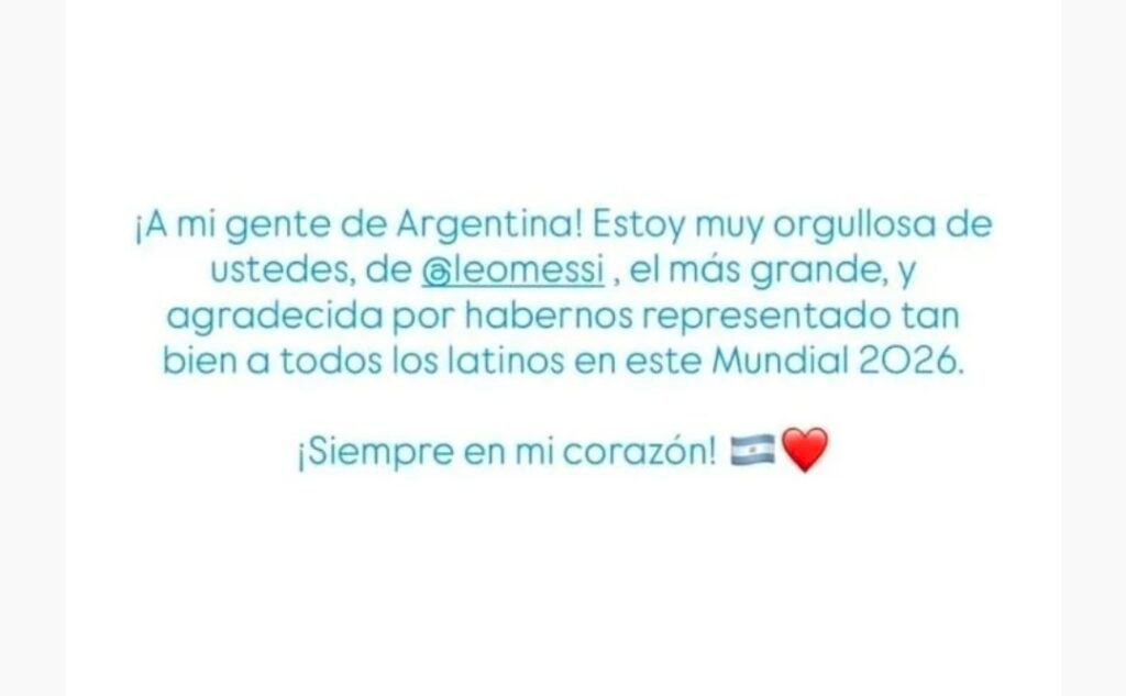 “Siempre en mi corazón”: el emotivo mensaje de Shakira para Messi tras la final