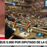 Beller denuncia presuntos “sobresueldos” de hasta $us 5.000 a legisladores opositores