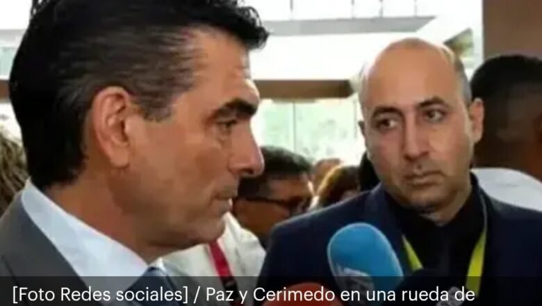 Paz sobre Cerimedo: “Me apena que, habiendo depositado confianza en ese caballero, esa confianza no se haya retribuido”