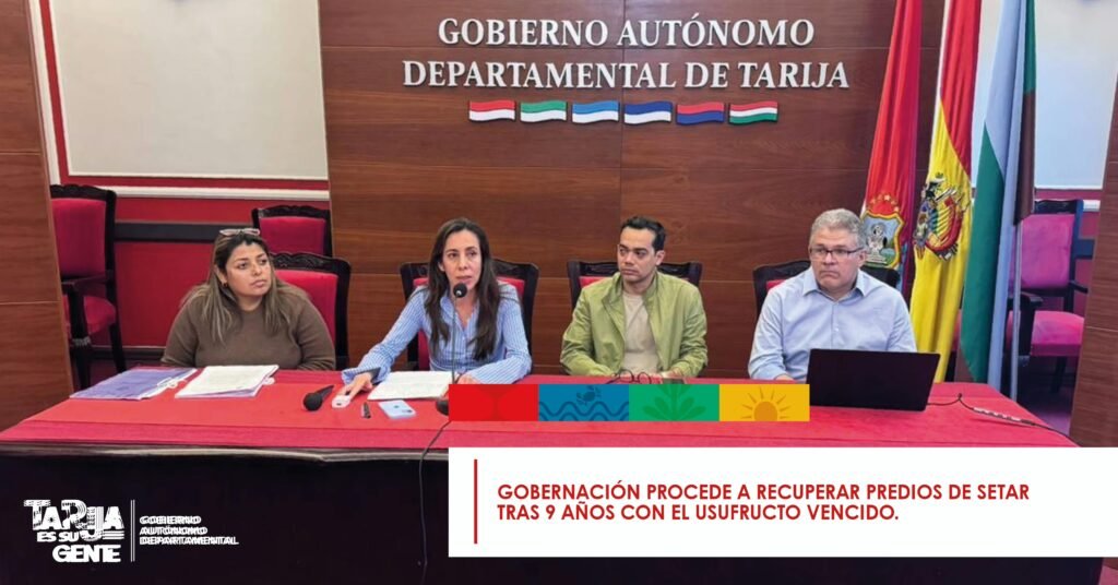 Gobernación avanza en la reingeniería institucional y recupera predios de SETAR con usufructo vencido hace nueve años