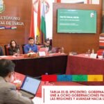 Gobernadora reúne a ocho gobernaciones en Tarija para avanzar hacia la Agenda 50/50