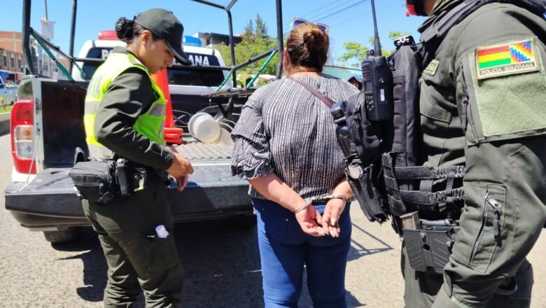Mujer es detenida en el mercado campesino de Tarija por presunto r0b0