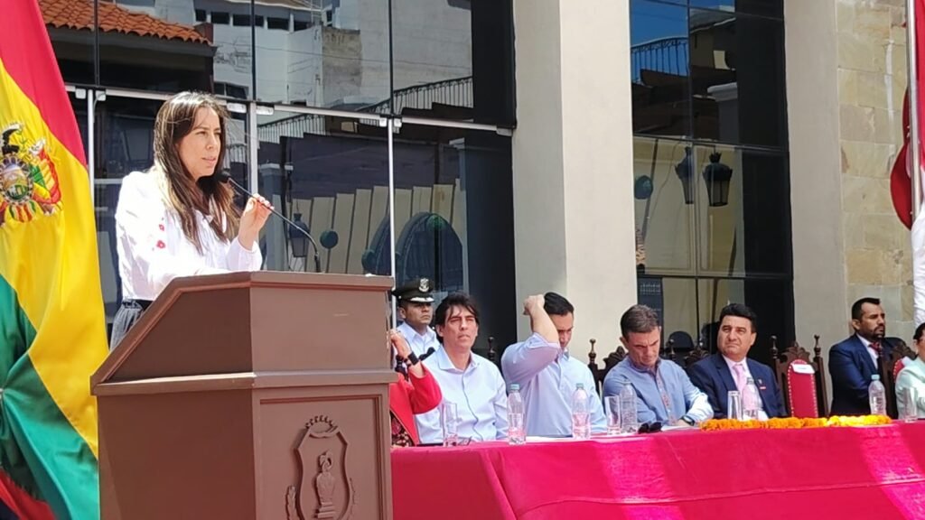 La gobernadora de Tarija afirma que es necesario justicia energética y celebra nuevas obras